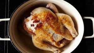 Курица, тушенная в молоке