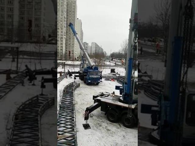 Монтаж ангара в Солнцево