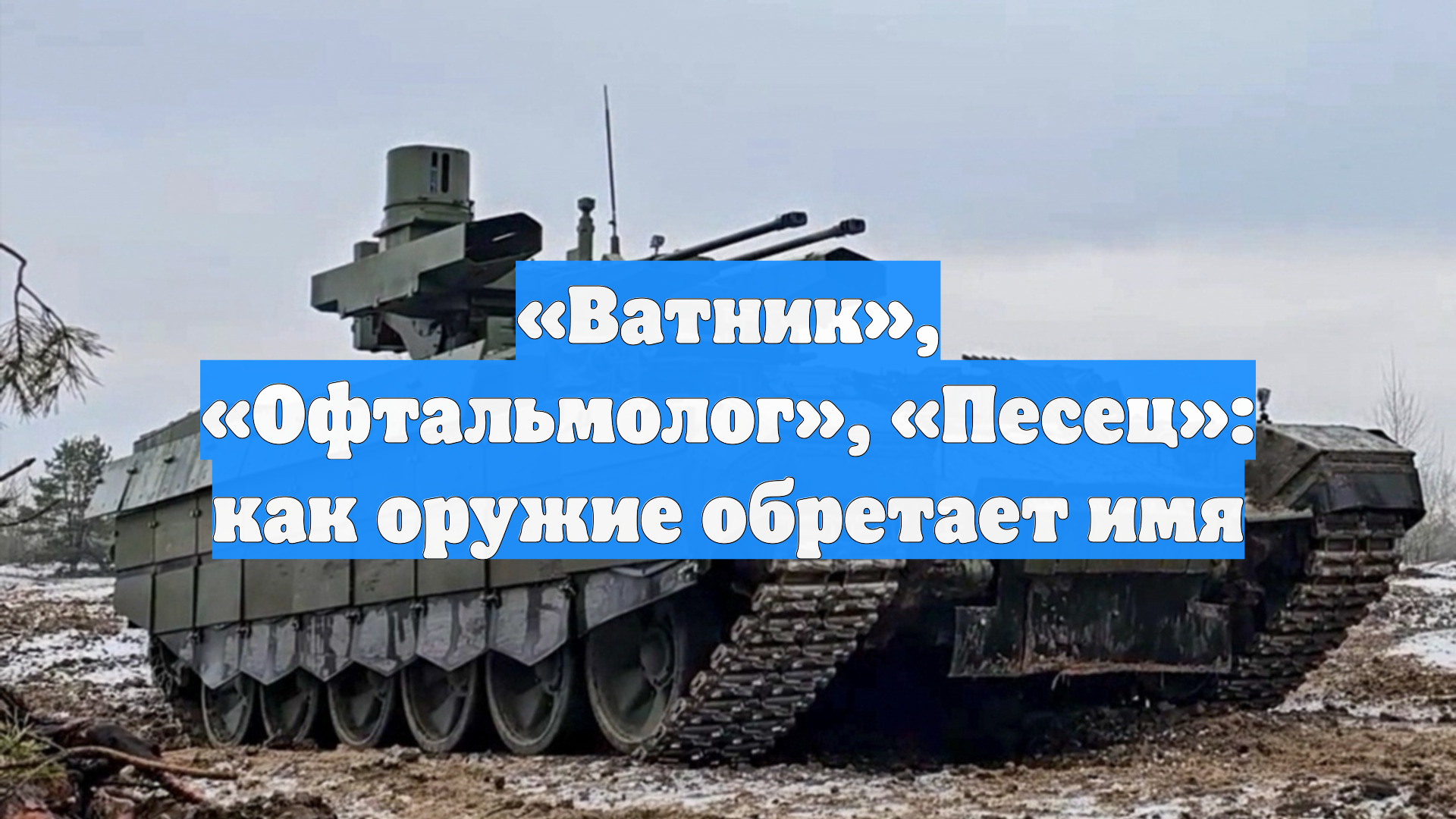 «Ватник», «Офтальмолог», «Песец»: как оружие обретает имя
