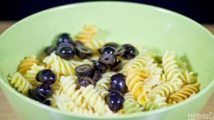 Салат с Песто и макаронами