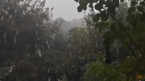 10 октября . ливневые дожди, грозы