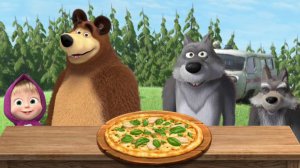 Маша и медведь Пиццерия игра мультфильм