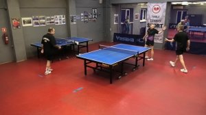 отбор Виноградов/Шарый (1082) - Стрижанов/Фильчева (1058) настольный теннис 05.10 Парный турнир СПб