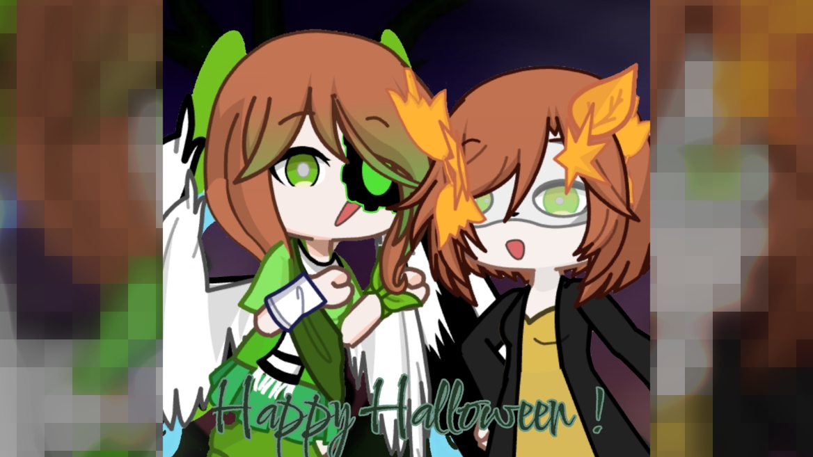 【Happy Halloween - Ft. Kagamine Rin】  | с жутким месяцем и хэллоуином!