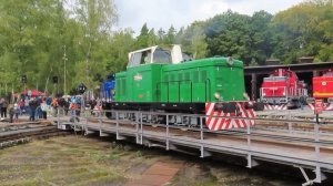 Тепловоз T334.0866 на поворотном круге