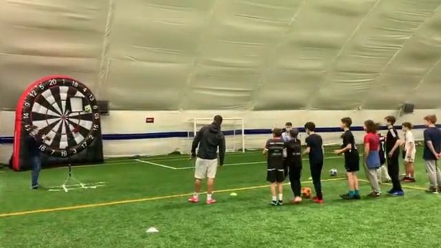 Футбольный дартс на детское спортивное мероприятие