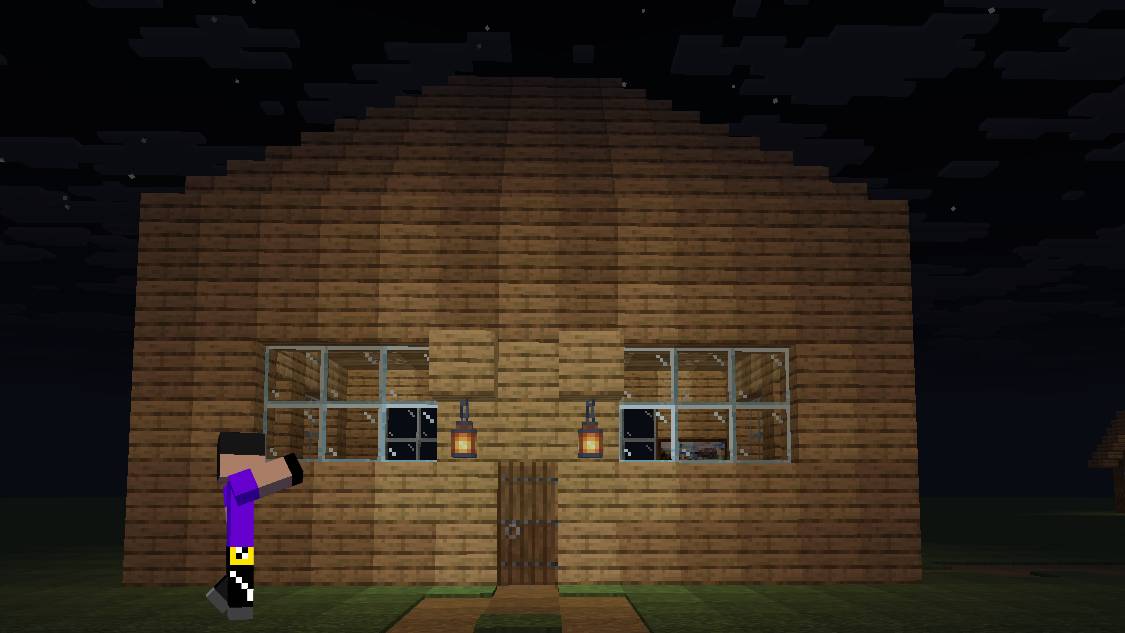 #minecraft строем деревню начало