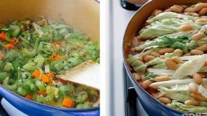 Овощной суп с капустой