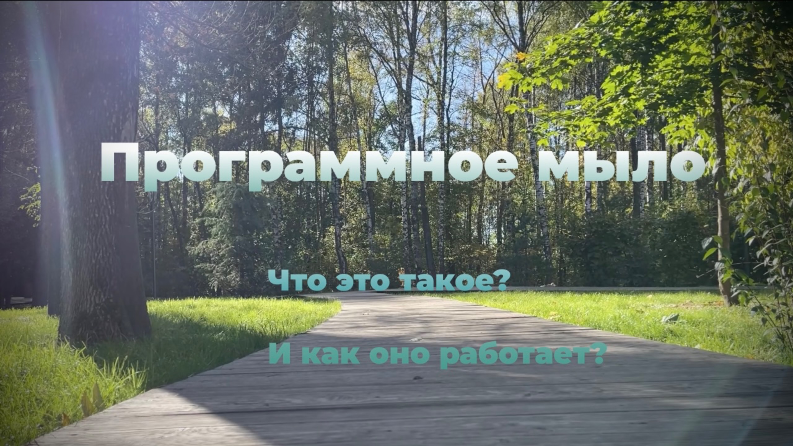 Программное мыло, что это такое и как оно работает?