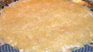 Салат с печенью трески Подсолнух