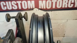 Правка переднего колеса от Гуся.