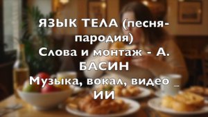 ЯЗЫК ТЕЛА (песня - пародия) Исходник представлен под роликом