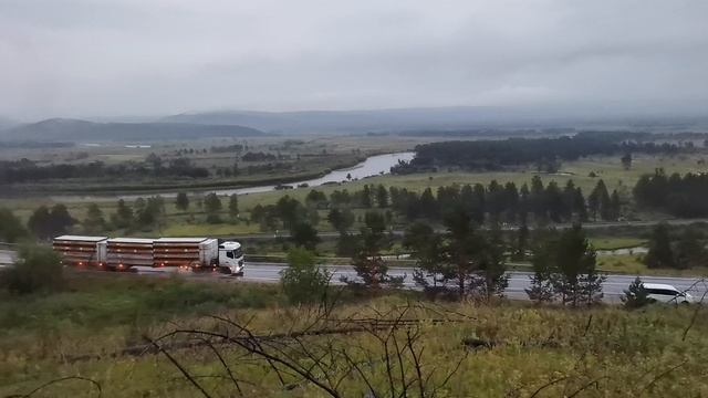 Обзорная площадка рядом с федеральной трассой Чита - Улан-Удэ в Забайкальском крае