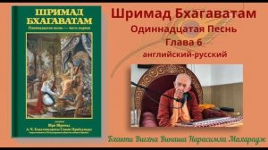 13.08.2025 - Лекция 43 - Шримад Бхагаватам, Песнь 11 - Глава 6, стихи 16-24