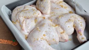 Курица в духовке Новогодняя