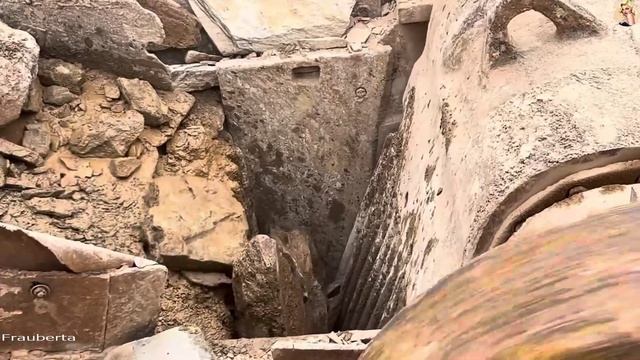 Строительство, дробление щебёнки