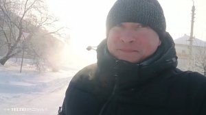 блог/Денис Савенков/обзор на улице мороз -47градусов,ходили в магазин,воспоминания два года назад/