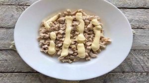 Салат Муравейник с картошкой фри