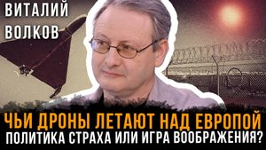Чьи дроны летают над Европой: Политика страха или игра воображения? | Виталий Волков
