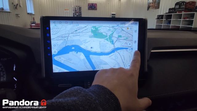Toyota RAV4 2020  Установка штатного головного устройства на Android