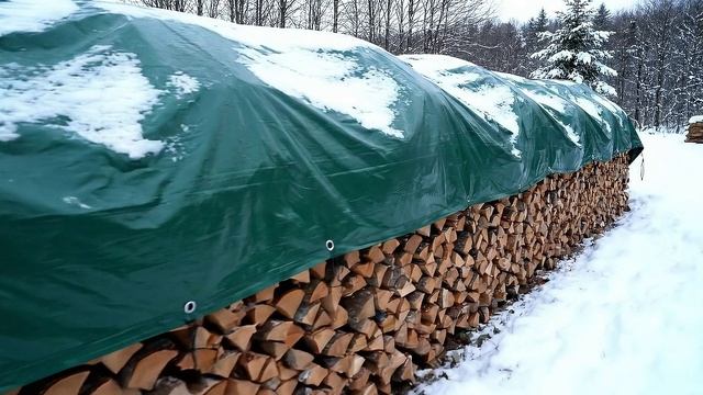 Тарпаулин - защита от снега