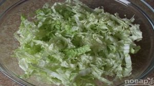 Салат с пекинской капустой и ветчиной