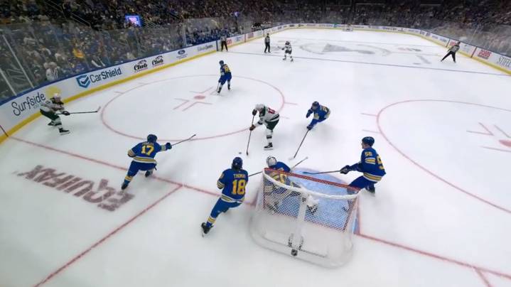 Хоккеист Капризов оформил ассистентский хет-трик в игре с 