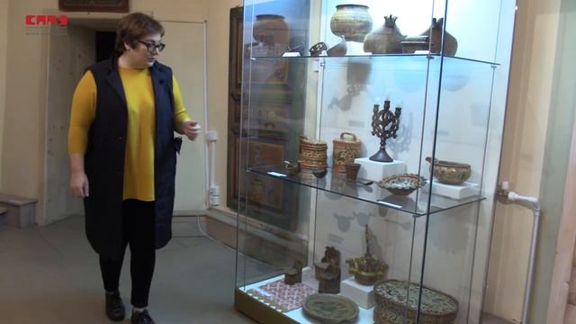 Экспозиция «Мир русской деревни» с уникальным экспонатом ― рукомойник XIX века