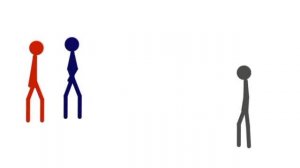 Серый силуэт