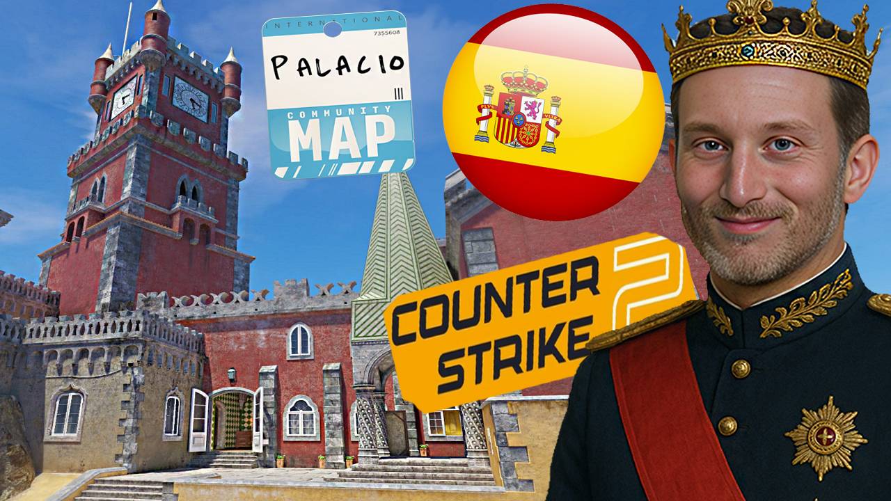НОВАЯ КАРТА PALACIO В КС 2  ИСПАНСКАЯ КАРТА - ДВОРЕЦ CS 2  ПАЛАЦИО - НОВИНКА С ОБНОВЛЕНИЯ