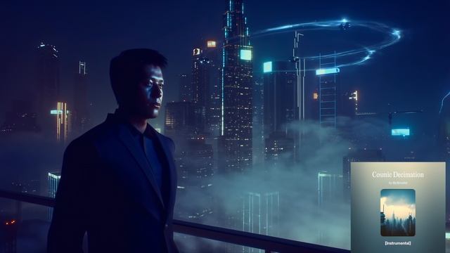 Neon Horizon | Cyberpunk Skyline Loop | Hailuo AI 02 × Image-to-Video Cinematic
