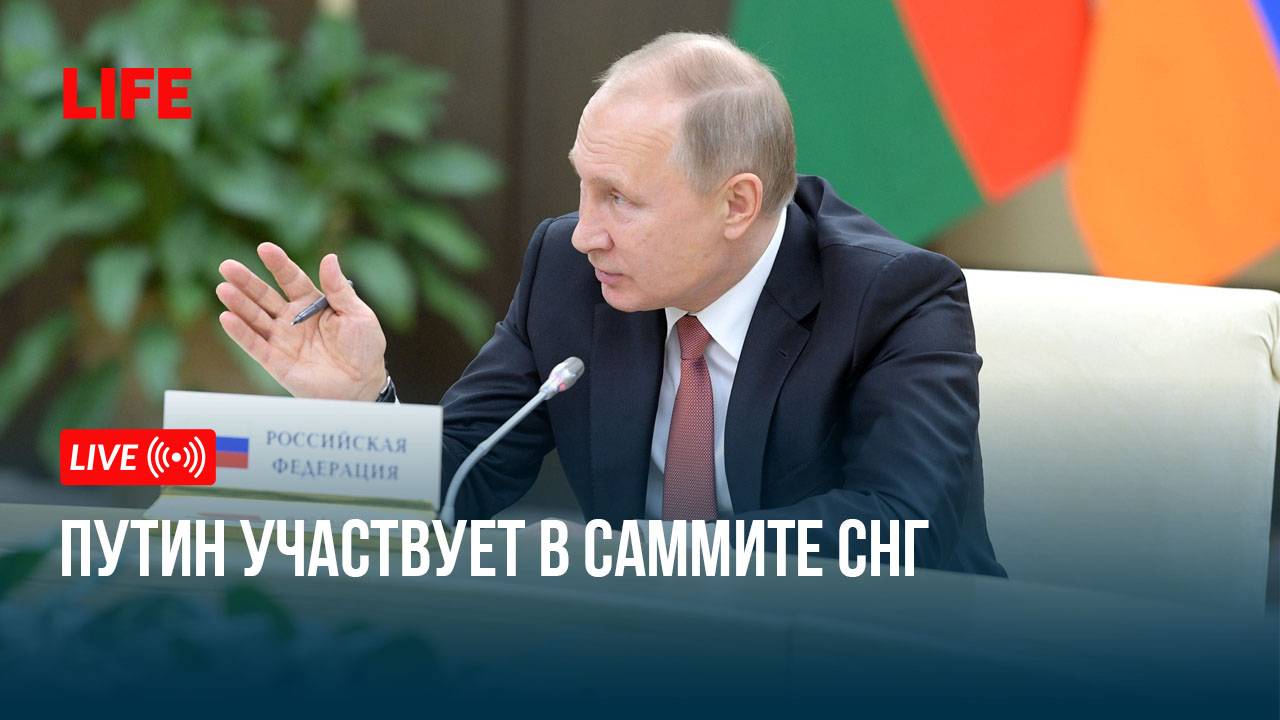 Путин участвует в саммите СНГ