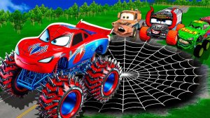 Машинки летают и прыгают! Развивающие мультики Машины помощники. Мультфильмы про машинки