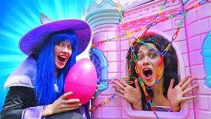 Вредные принцессы и волшебные замки 🗝️🧙 Хэллоуин приключение с Беби Борном Эмили!