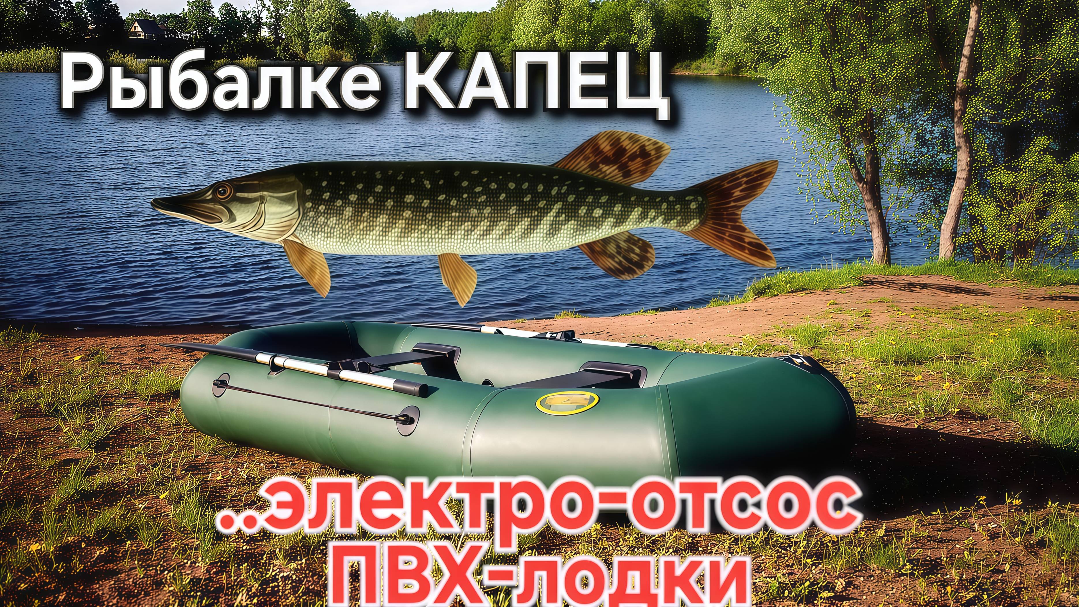 🔥Рыбалке КАПЕЦ⚡️ Быстрый Электро-Отсос ПВХ-лодки🔥 Осень-2025 на Диком пруду !!!