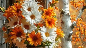 В подворотне осень с ветром танцевала