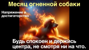 Месяц огненной собаки (октябрь).