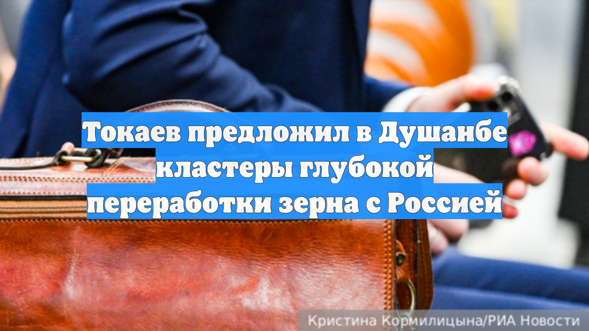 Токаев предложил в Душанбе кластеры глубокой переработки зерна с Россией
