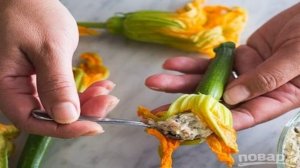 Овощные цветы с фаршем