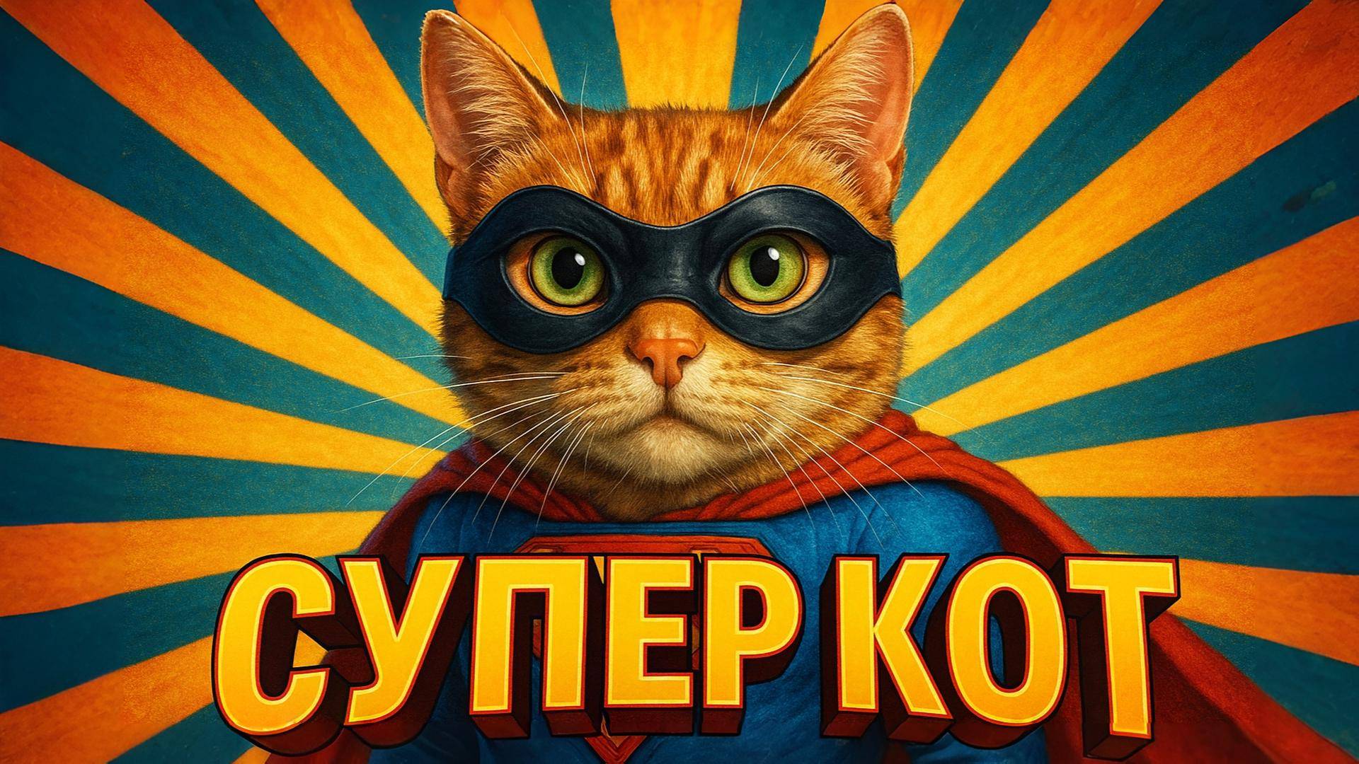 СУПЕР КОТ. Мультики и песенки для детей