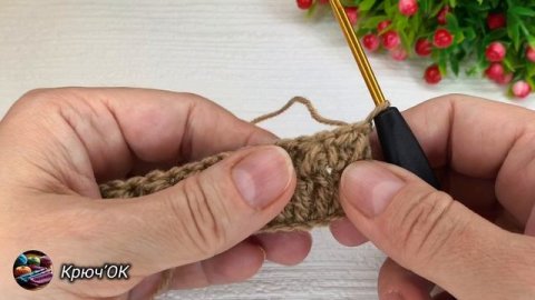 Узор крючком 50 #вязаниекрючком #узорыкрючком