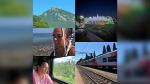 Отпуск закончился / Не хочу уезжать / Поезд Адлер-Ижевск / Виды из окна поезда