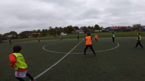 27.09.25 Второй круг.РАДУГА (2) - РАДУГА (оранжевые). Турнир по мини-футболу в п.Заокский.
