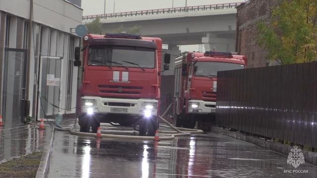 В Ростове прошли первые опытные пожарно-тактические учения по тушению возгорания на самом высоком не