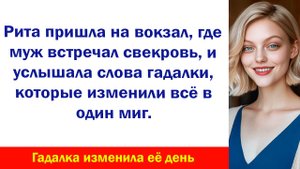 Аудиорассказ "Гадалка изменила её день" Жизненные истории слушать Дзен Аудиосказки Аудиокнига