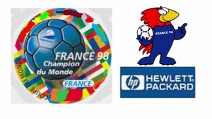 France - Champion du Monde avec Footix et Hewlett-Packard