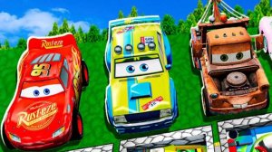 Машинки летают и прыгают! Развивающие мультики Машины помощники. Мультфильмы про машинки