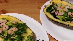 Новогодний салат Ананасовый букет