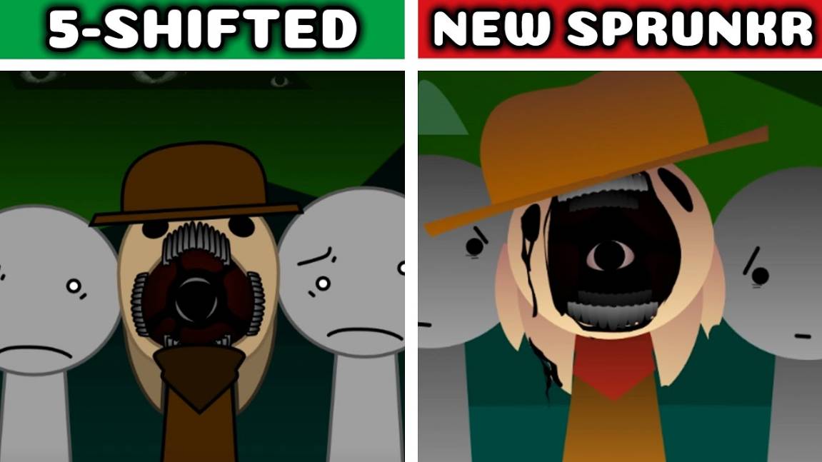 🔥 SPRUNKR 5-SHIFTED: OLD Vs NEW! 💥 КАКАЯ ВЕРСИЯ ЛУЧШЕ?