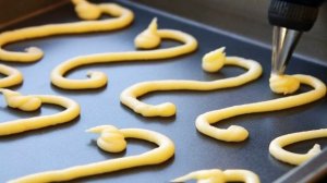 Лебеди из заварного теста